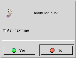 Question dialog